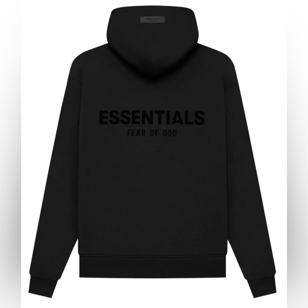 NWT Fear of God Essentials Pullover Hoodie 'Stretch Limo' SS22 192SU224410F S